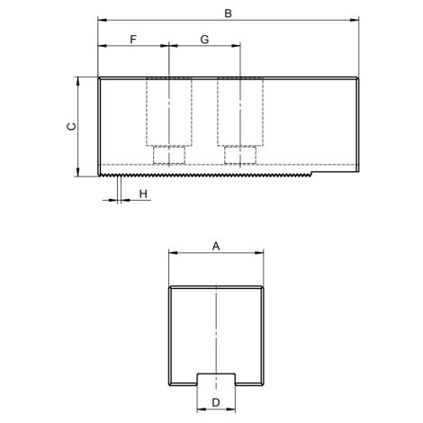 Szczęki górne miękkie do uchwytu 2105-K typ SGM 2105-135-34K komplet Bison kod: 398521210200 - 2